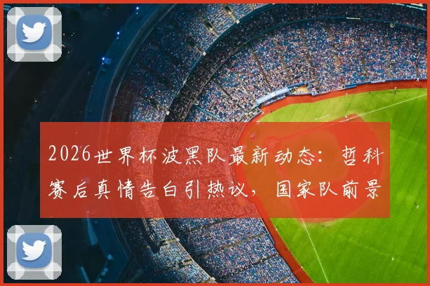 2026世界杯波黑队最新动态：哲科赛后真情告白引热议，国家队前景与阵容解析